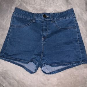 High Wasted Jean Shorts